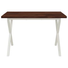 Vidaxl Kvadratna jedilna miza 120 x 70 x 75 cm Masiven les akacije