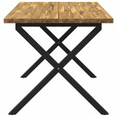 Vidaxl Kvadratna jedilna miza 120 x 80 x 75 cm Masiven les akacije