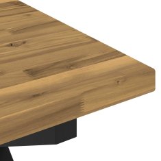 Vidaxl Kvadratna jedilna miza 120 x 90 x 75 cm Masiven les akacije