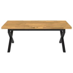 Vidaxl Kvadratna jedilna miza 120 x 90 x 75 cm Masiven les akacije