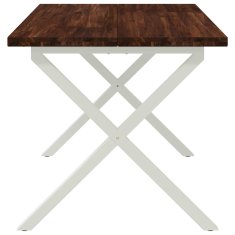 Vidaxl Kvadratna jedilna miza 120 x 80 x 75 cm Masiven les akacije