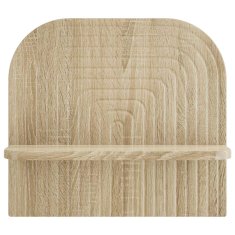 Vidaxl Stenska polica 2 kos Sonoma hrast 41 x 13.5 x 37.5 cm
