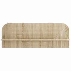 Vidaxl Stenska polica 2 kos Sonoma hrast 102 x 13.5 x 37.5 cm