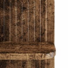 Vidaxl Stenska polica 2 kos Star les 23 x 13,5 x 37,5 cm