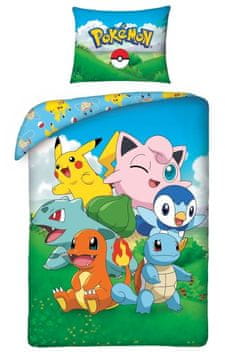 Halantex Vključeno platno Pokémon meadow Bombaž, 140/200, 70/90 cm