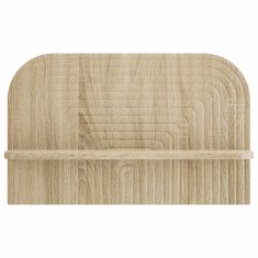 Vidaxl Stenska polica 2 kos Sonoma hrast 60 x 13.5 x 37.5 cm