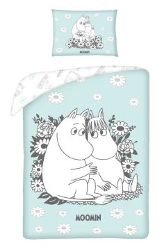 Moomin HALANTEX Posteljno perilo s Bombaž, 100/135, 40/60 cm