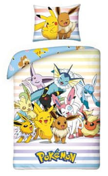Halantex Vključeno platno Pokémon party Bombaž, 140/200, 70/90 cm