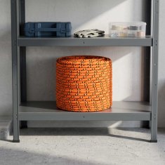 Vidaxl Večnamenska uporabna vrv 8 mm 100 m Oranžna PP