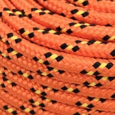 Vidaxl Večnamenska uporabna vrv 8 mm 100 m Oranžna PP