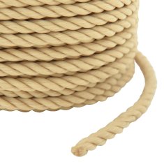 Vidaxl Večnamenska uporabna vrv 5 mm 50 m Naravna PP