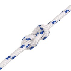 Vidaxl Večnamenska uporabna vrv 8 mm 50 m Bela in modra PP