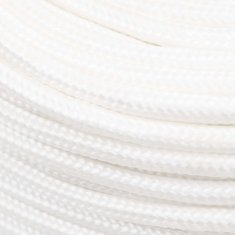 Vidaxl Večnamenska uporabna vrv 8 mm 100 m Bela PP