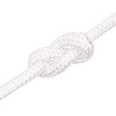 Vidaxl Večnamenska uporabna vrv 8 mm 25 m Bela PP