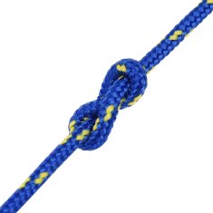 Vidaxl Večnamenska uporabna vrv 5 mm 500 m Modra PP