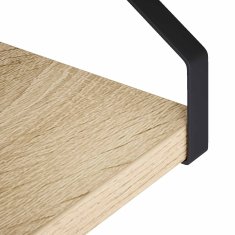 Vidaxl Stenske police 3 kos Sonoma hrast 60 x 16 x 15,5 cm