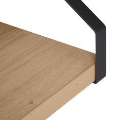 Vidaxl Stenske police 3 kos Artisan hrast 40 x 16 x 15,5 cm