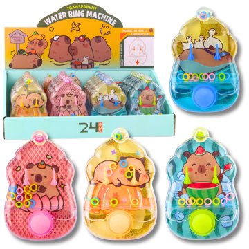 slomart LEAN TOYS Vodna igra zvezdne ribe, kapibara, pisana