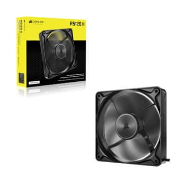 slomart Corsair RS120 II - Računalniški ventilator 120mm, črn