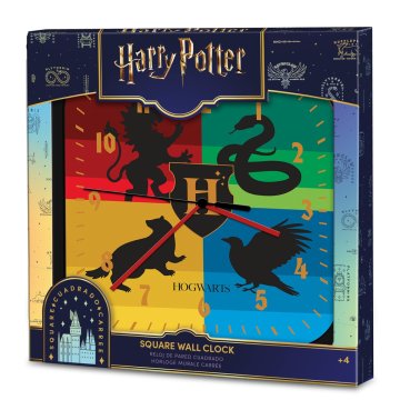 slomart Kids Euroswan Harry Potter kvadratna stenska ura