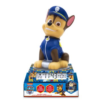 slomart Kids Euroswan Psi Patrol 3D budilka z lučko
