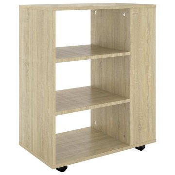 Vidaxl Omarica na kolesih 60x35x75 cm iverna plošča