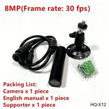 KJB Kompaktna zunanja IP kamera z nosilcem, 8 MP, 12 mm