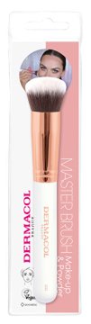 Dermacol Čopič za ličila in puder z etuijem Rose Gold D52