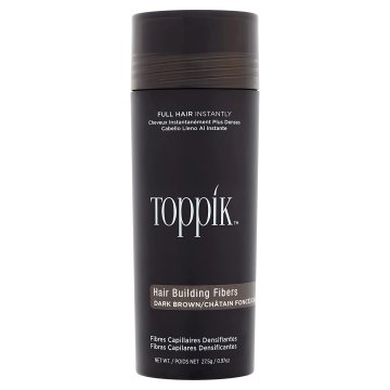 LEGIT Toppik Lasna Vlakna, 27.5g (veliki - do 50 nanosov) - Temno rjava