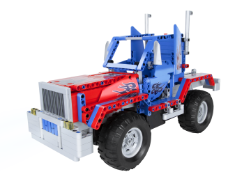 slomart Quer BLOCKS TRUCK RC avto za sestavljanje iz kock - 45 min vožnje
