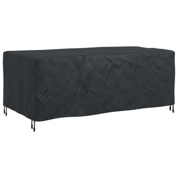Vidaxl Prevleka za pohištvo Enobarvno Črna 200 x 110 x 70 cm 210D