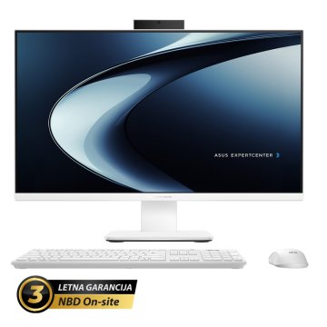 ASUS ExpertBook P600 AiO 27" (68,58cm) FHD Ryzen AI 5 330 16GB 1tb kamera + tipkovnica + miška bel AIO računalnik PM670KA-WBR3304DW1