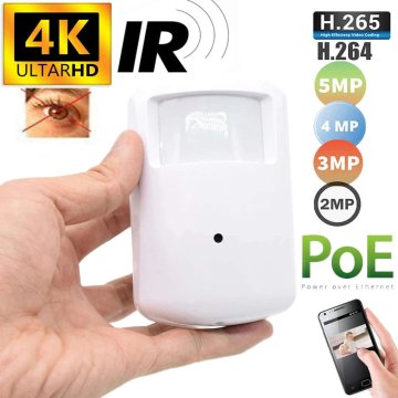 KJB Notranja IP kamera s snemanjem zvoka, 8 MP, objektiv 3,6mm, PoE