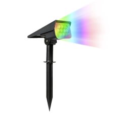 KJB Solarni vrtni reflektor, RGB svetloba, IP65