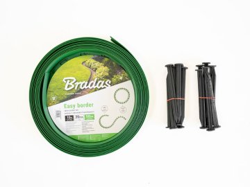 Bradas Nevidna ograja 2v1 10 m x 50 mm, zelena (vključno z žeblji)
