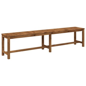Vidaxl Vrtna klop LAREN 201 x 35 x 45 cm Masiven les akacije Naravna