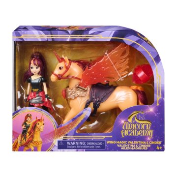 UNICORN ACADEMY čarobna krila Cinder in Valentina 11 cm