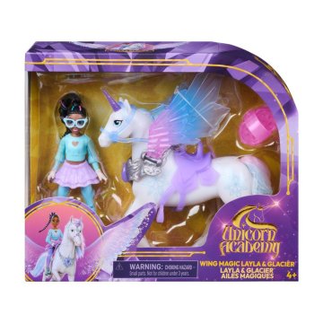 UNICORN ACADEMY čarobna krila Glacier in Layla 11 cm