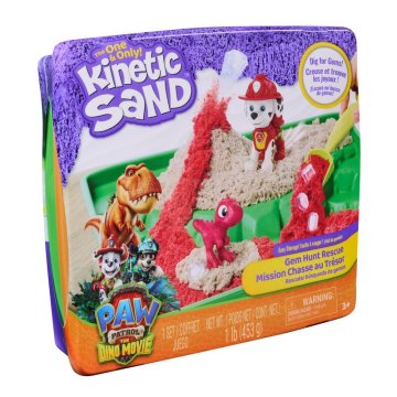 Kinetic Sand Tačke na patrulji The Dino Movie: komplet z figurico Marshall