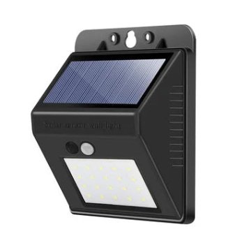 KJB Solarna stenska svetilka s senzorjem gibanja, izvedba B, 3 kosi