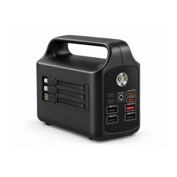 BOT Powerbanka 22,5 W HP4 100.000 mAh s kabli in svetilko, črna
