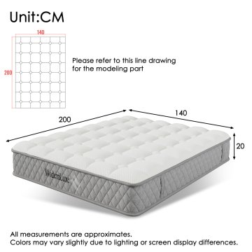 SONNENH Posteljni okvir, 140 × 200 cm, lan, bež, 215 × 147 × 101 cm, predali za shranjevanje, priključek usb, za spalnico