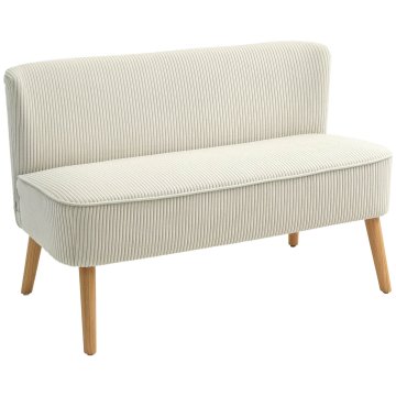 SONNENH Dvosed, 117 × 56.5 × 77 cm, les, za manjši sedežni prostor