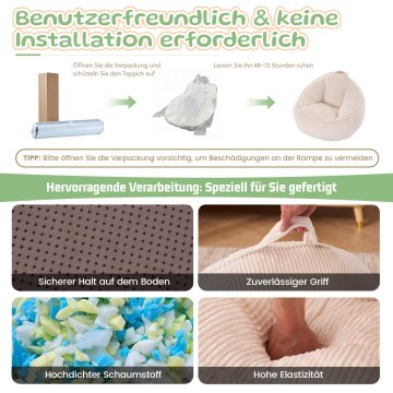SONNENH Vreča za sedenje, bež, 69 × 72 × 51 cm, za sproščen sedežni kotiček