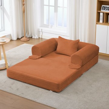 SONNENH Kavč, oranžna, 120 × 85 × 65 cm, za dnevno sobo
