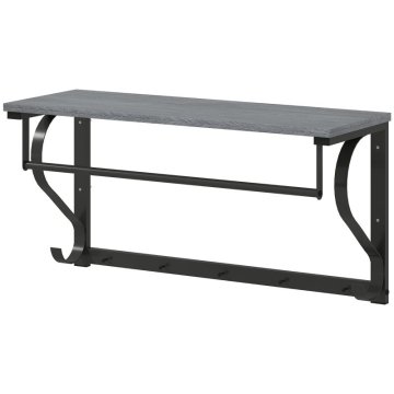 SONNENH Obešalnik za oblačila, les, siva, 70 × 25 × 35.4 cm, za predsobo in oblačila