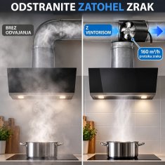 HOME & MARKER® Močan izpušni ventilator za čist zrak | VENTORIS 70x100 mm