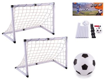Nogometni gol 68x45x35 cm 2 kosa z žogo in črpalko