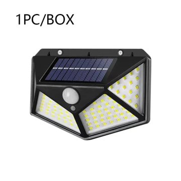 KJB Solarna stenska svetilka s senzorjem, 100 LED, 1 kos