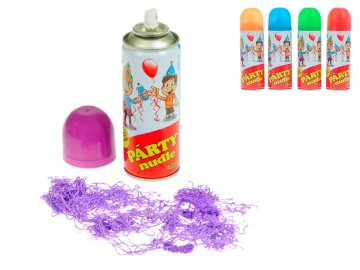 Wiky Barvni sprej za zabavo, 250 ml - mešanica barv (vijolične, oranžne, modre, zelene, rdeče)
